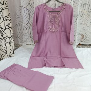 Embroidered Co-ord Set