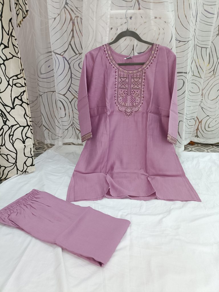 Embroidered Co-ord Set